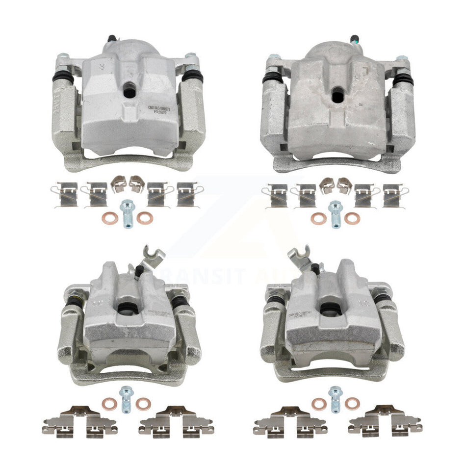 Front Rear Brake Caliper Left Right (Driver Passenger) Kit For Toyota Corolla Prius Prime KBC-100830
