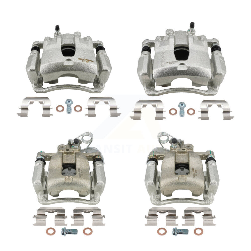 Front Rear Disc Brake Caliper Left Right Side (Driver Passenger) Kit For Kia Rio SX KBC-100834