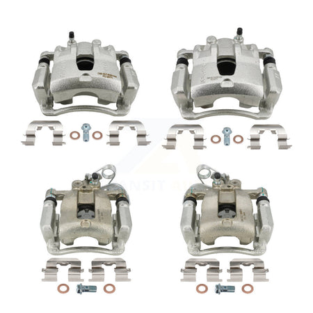 Front Rear Disc Brake Caliper Left Right Side (Driver Passenger) Kit For Kia Rio SX KBC-100834