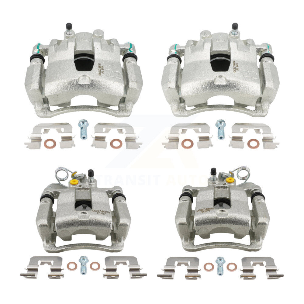 Front Rear Disc Brake Caliper Kit For 2017 Kia Rio LX EX Vehicles Manufactured In Mexico KBC-100835