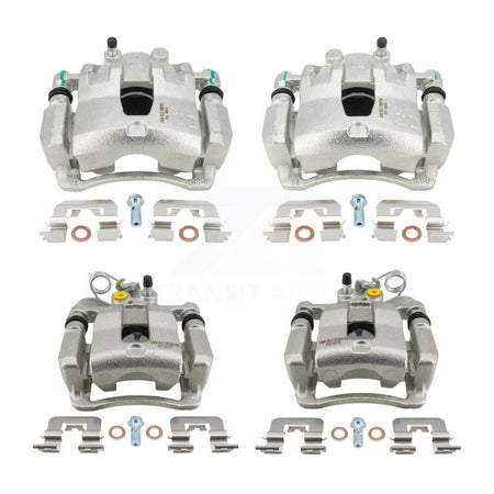 Front Rear Disc Brake Caliper Kit For 2017 Kia Rio LX EX Vehicles Manufactured In Mexico KBC-100835