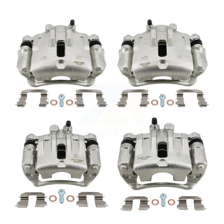 Front Rear Brake Caliper Left Right Side (Driver Passenger) Kit For 2010-2012 Kia Rondo KBC-100837