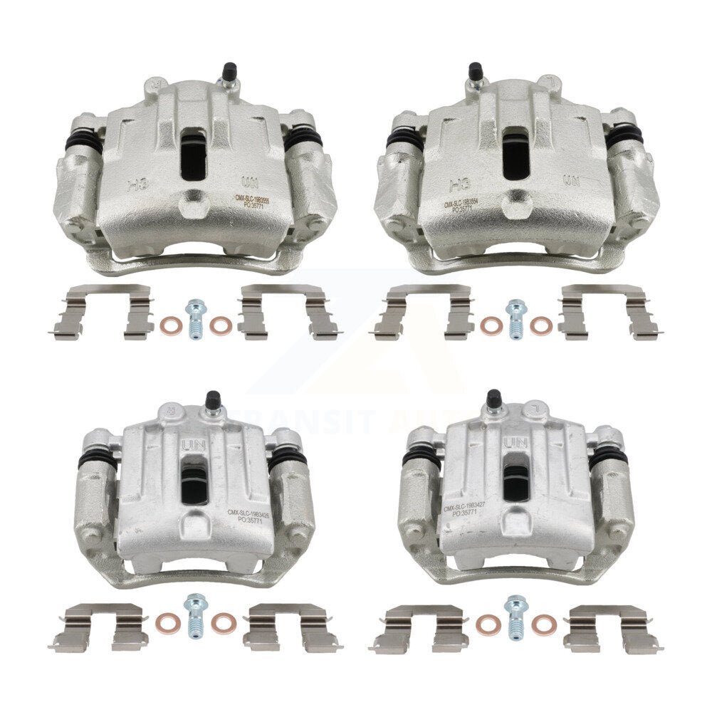 Front Rear Brake Caliper Left Right Side (Driver Passenger) Kit For 2007-2009 Kia Rondo KBC-100838