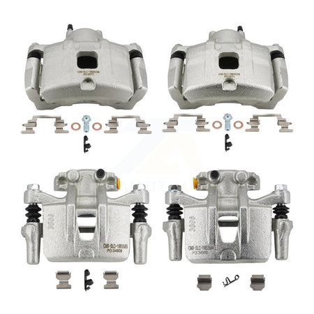 Front Rear Brake Caliper Left Right Side (Driver Passenger) Kit For Mitsubishi Outlander KBC-100839