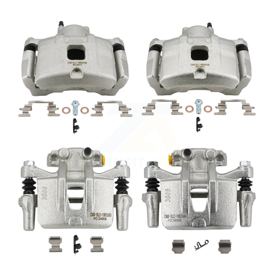 Front Rear Brake Caliper Left Right Side (Driver Passenger) Kit For Mitsubishi Outlander KBC-100839