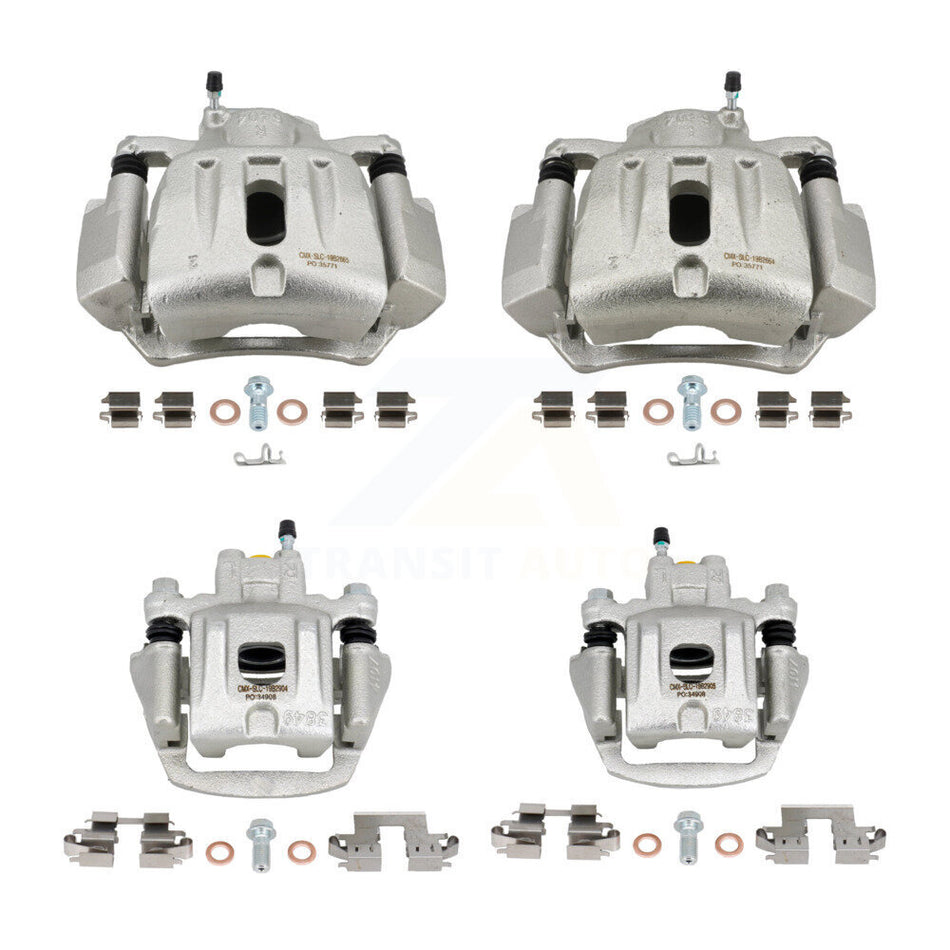 Front Rear Brake Caliper Left Right Side (Driver Passenger) Kit For Toyota Highlander KBC-100843