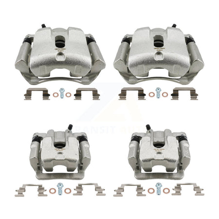 Front Rear Brake Caliper Left Right Side (Driver Passenger) Kit For 2003-2008 Honda Pilot KBC-100844