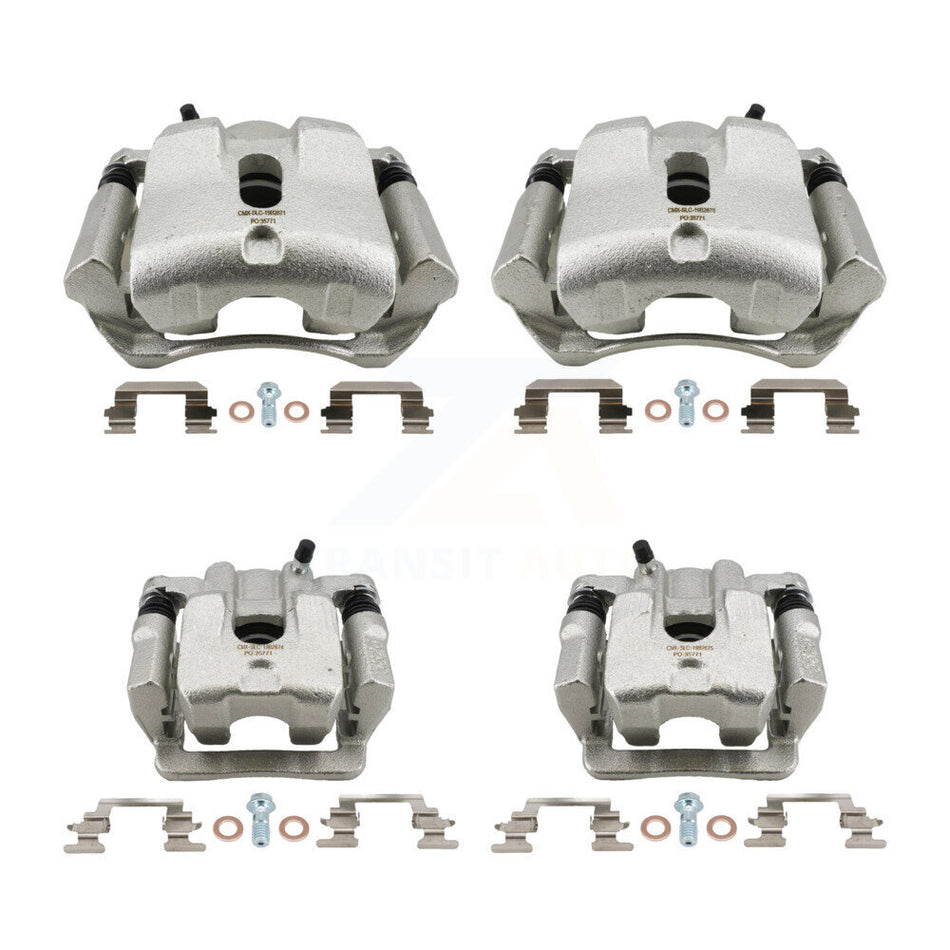 Front Rear Brake Caliper Left Right Side (Driver Passenger) Kit For 2003-2008 Honda Pilot KBC-100844