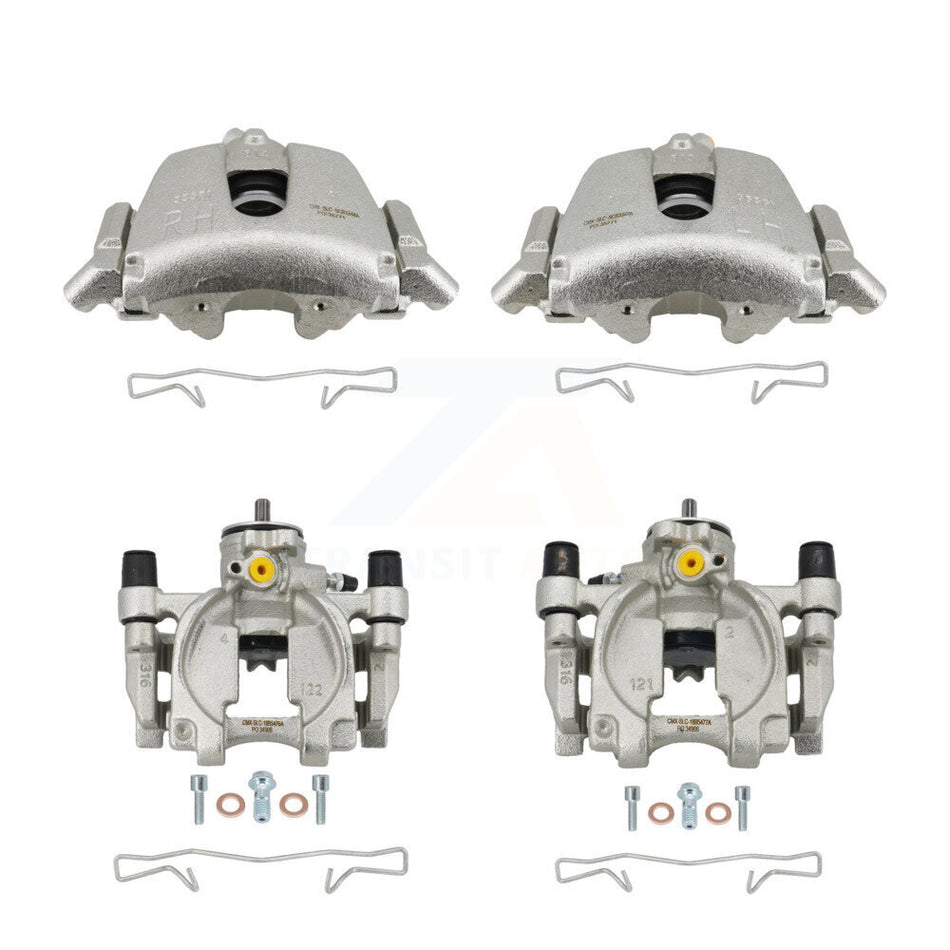 Front Rear Disc Brake Caliper Left Right Side (Driver Passenger) Kit For Ford Escape KBC-100845