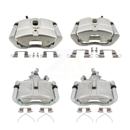Front Rear Brake Caliper Left Right Side (Driver Passenger) Kit For 2013-2016 Dodge Dart KBC-100849