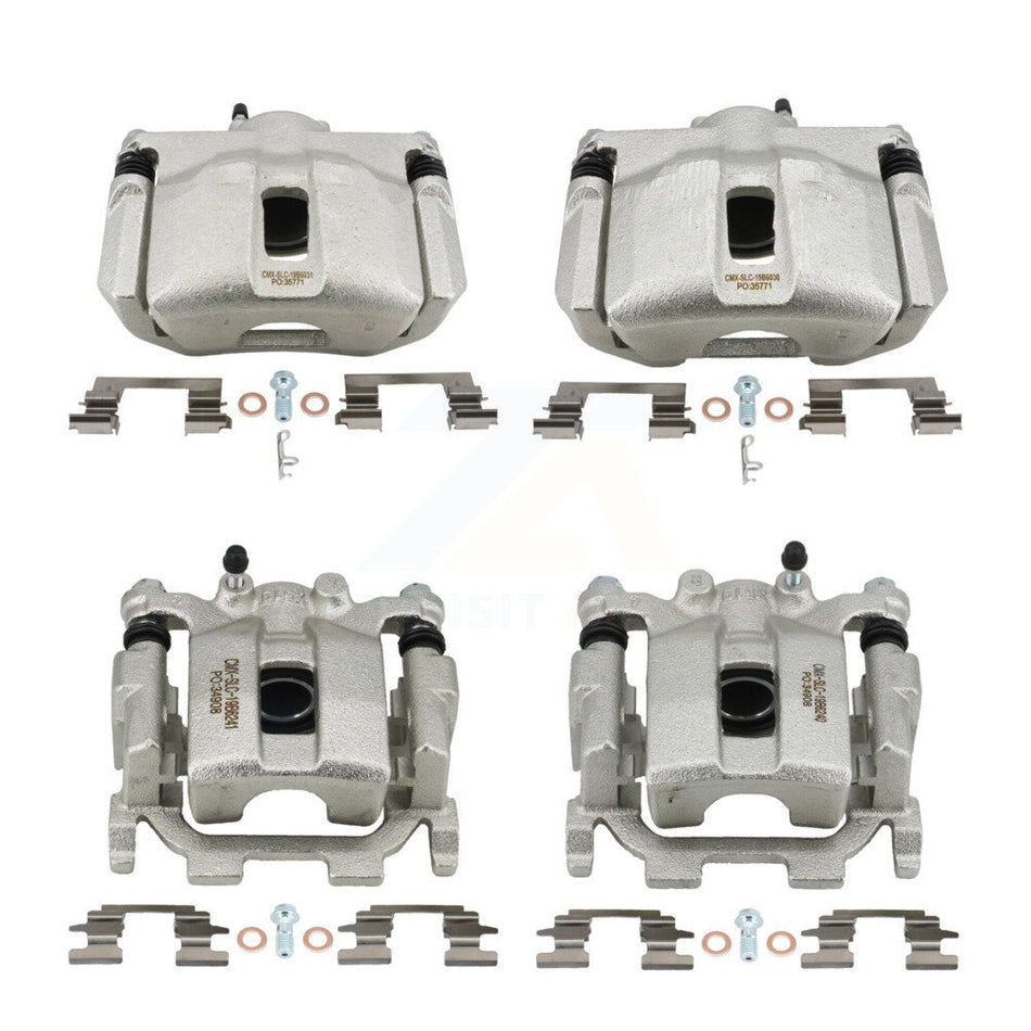 Front Rear Disc Brake Caliper Left Right Side (Driver Passenger) Kit For Nissan Maxima KBC-100852