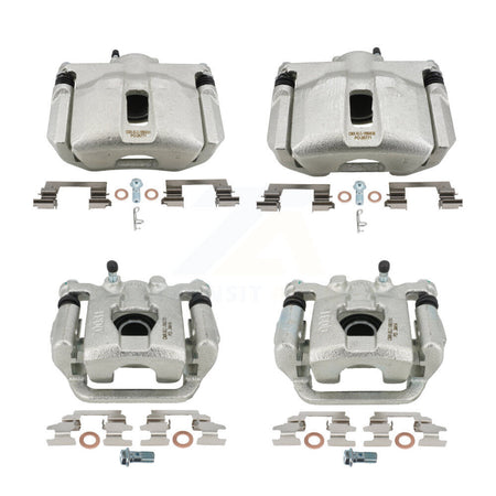 Front Rear Brake Caliper Left Right Driver Passenger Side Kit For 2019-2022 Nissan Maxima KBC-100853