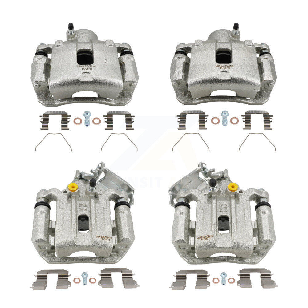 Front Rear Disc Brake Caliper Left Right Side (Driver Passenger) Kit For Hyundai Kona KBC-100855