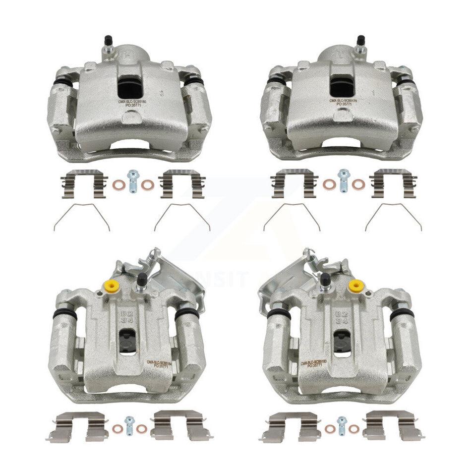 Front Rear Disc Brake Caliper Left Right Side (Driver Passenger) Kit For Hyundai Kona KBC-100855