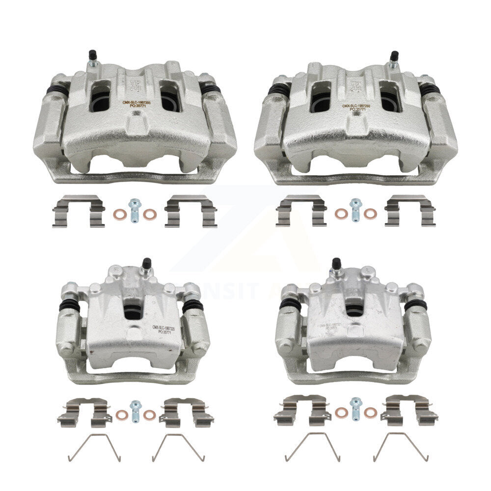 Front Rear Brake Caliper Left Right Side (Driver Passenger) Kit For 2015-2021 Kia Sedona KBC-100856