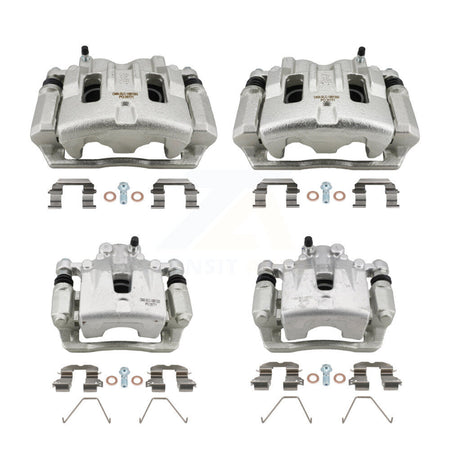 Front Rear Brake Caliper Left Right Side (Driver Passenger) Kit For 2015-2021 Kia Sedona KBC-100856