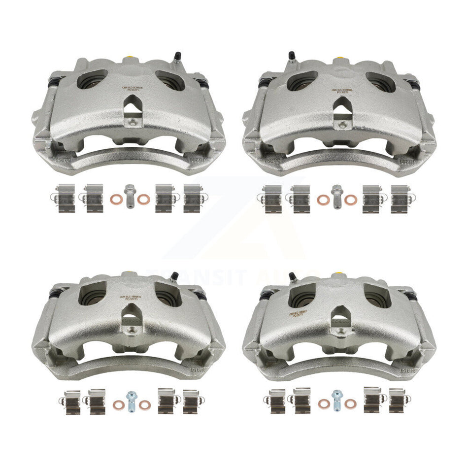 Front Rear Brake Caliper Kit For 2020-2025 GMC Chevrolet Sierra 2500 HD Silverado 3500 KBC-100857