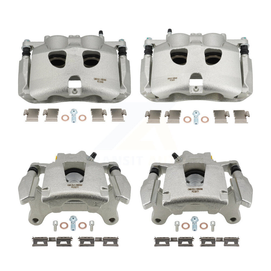 Front Rear Disc Brake Caliper Left Right Side (Driver Passenger) Kit For Ford F-150 KBC-100860