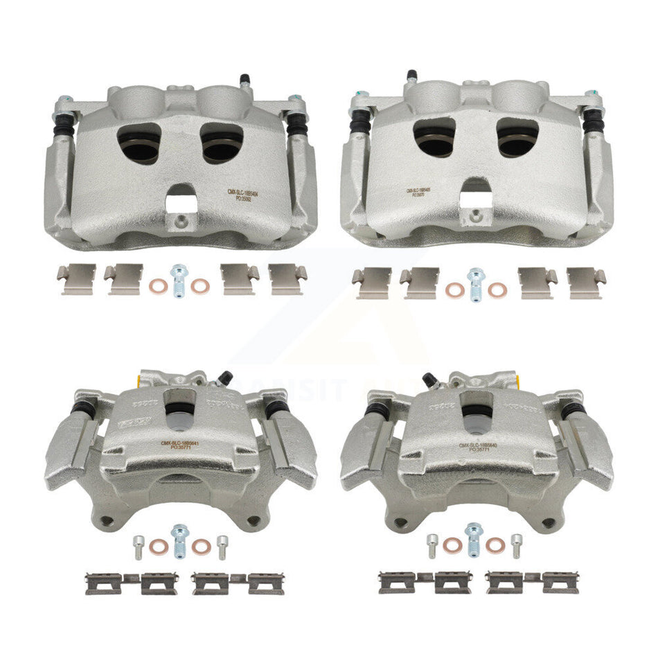 Front Rear Disc Brake Caliper Left Right Side (Driver Passenger) Kit For Ford F-150 KBC-100861