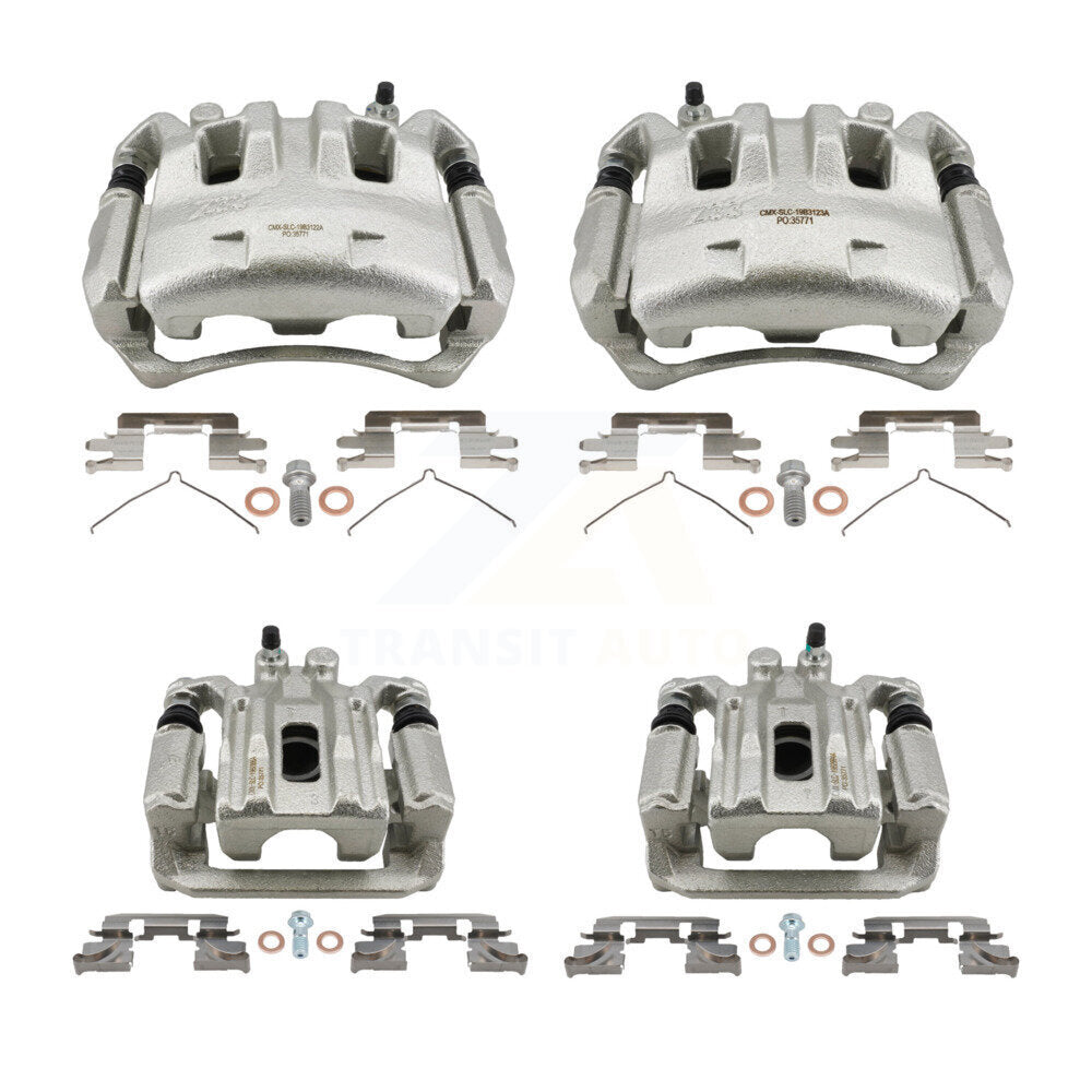 Front Rear Brake Caliper Left Right Side (Driver Passenger) Kit For Nissan Pathfinder KBC-100867