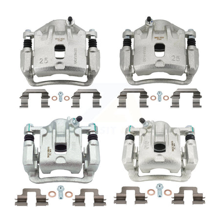 Front Rear Brake Caliper Left Right Side (Driver Passenger) Kit For Hyundai Sonata 2.4L KBC-100870