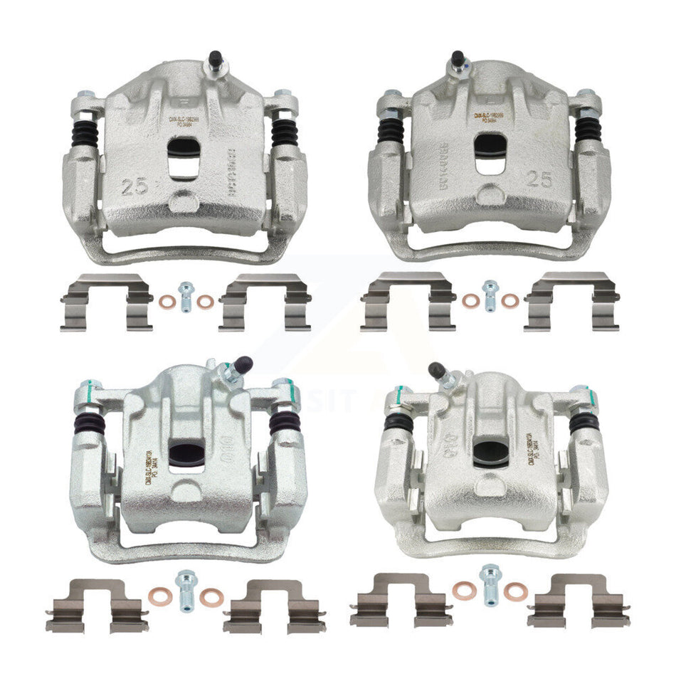 Front Rear Brake Caliper Left Right Side (Driver Passenger) Kit For Hyundai Sonata 2.4L KBC-100870