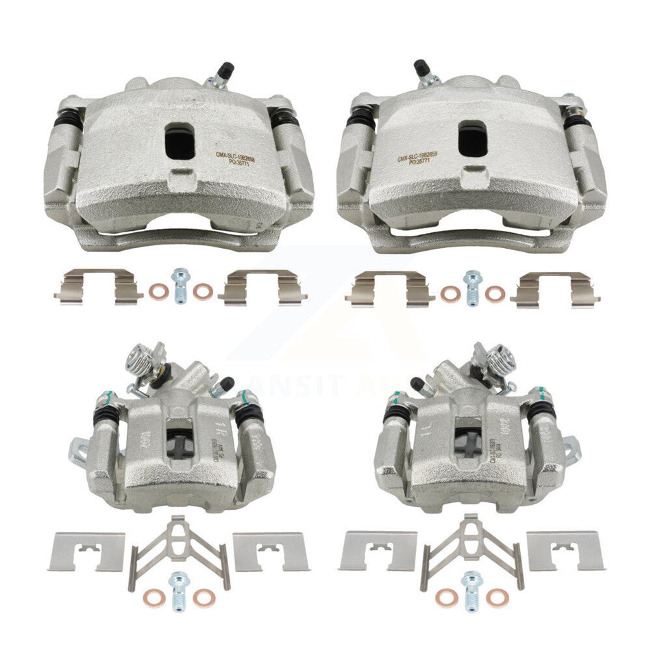 Front Rear Brake Caliper Left Right Side (Driver Passenger) Kit For 2001-2005 Acura EL KBC-100879