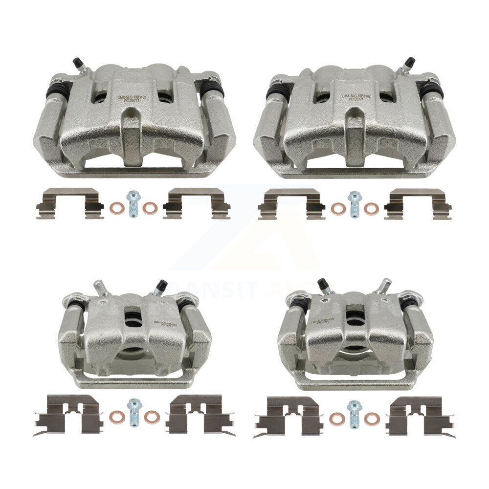 Front Rear Brake Caliper Left Right Side (Driver Passenger) Kit For 2009-2014 Acura TL KBC-100880