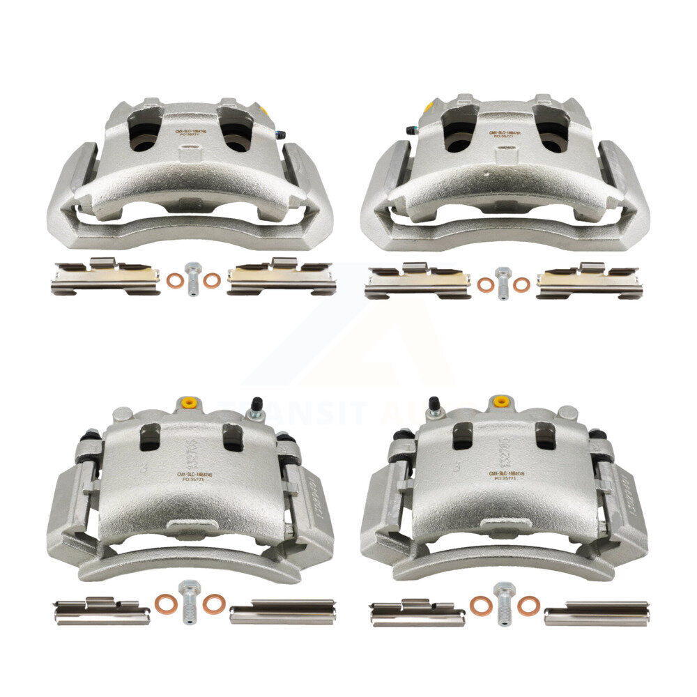 Front Rear Brake Caliper Kit For Ford E-350 Super Duty E-250 Club Wagon Econoline E-150 KBC-100883