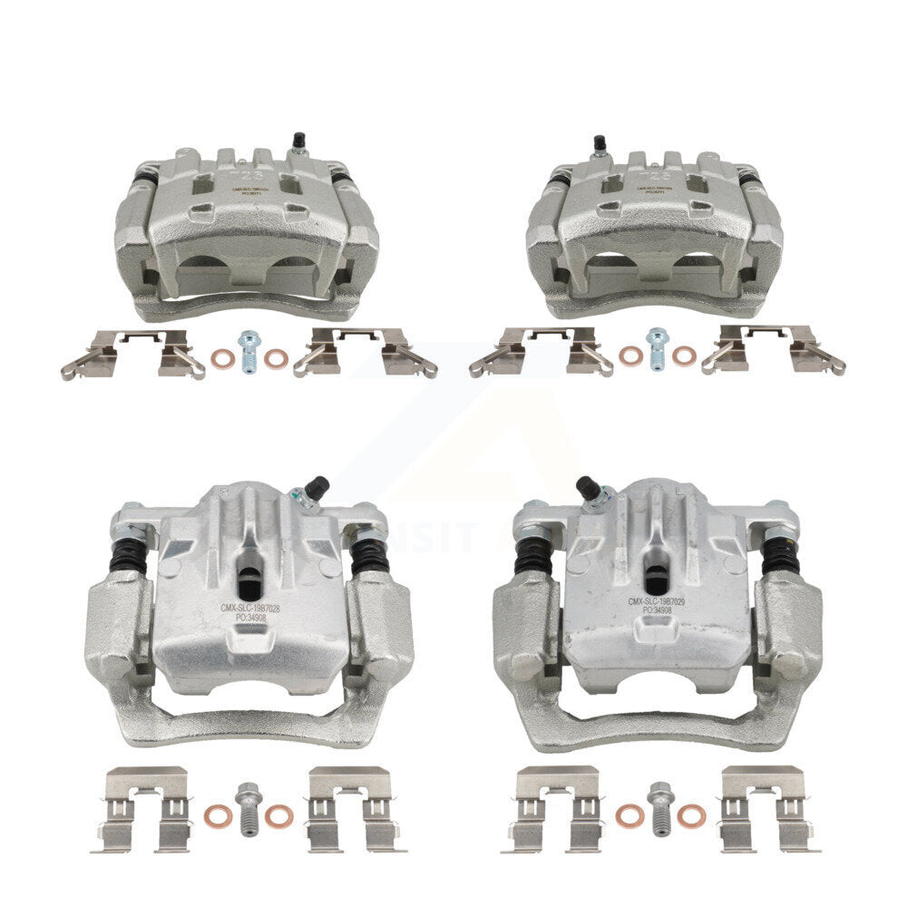 Front Rear Brake Caliper Left Right (Driver Passenger) Kit For Subaru Crosstrek Impreza KBC-100887