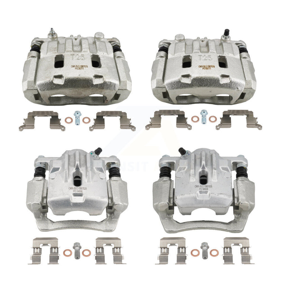 Front Rear Brake Caliper Kit For 2017-2022 Subaru Impreza With 276mm Diameter Rotor KBC-100888