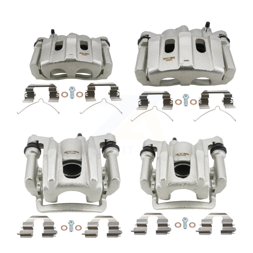 Front Rear Brake Caliper Left Right Driver Passenger Side Kit For 2009-2016 Toyota Venza KBC-100891