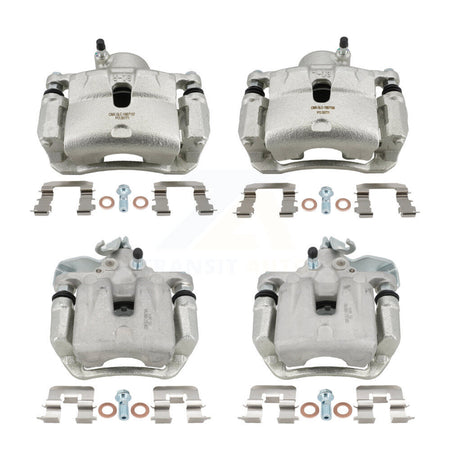 Front Rear Disc Brake Caliper Left Right Side (Driver Passenger) Kit For Kia Soul KBC-100892