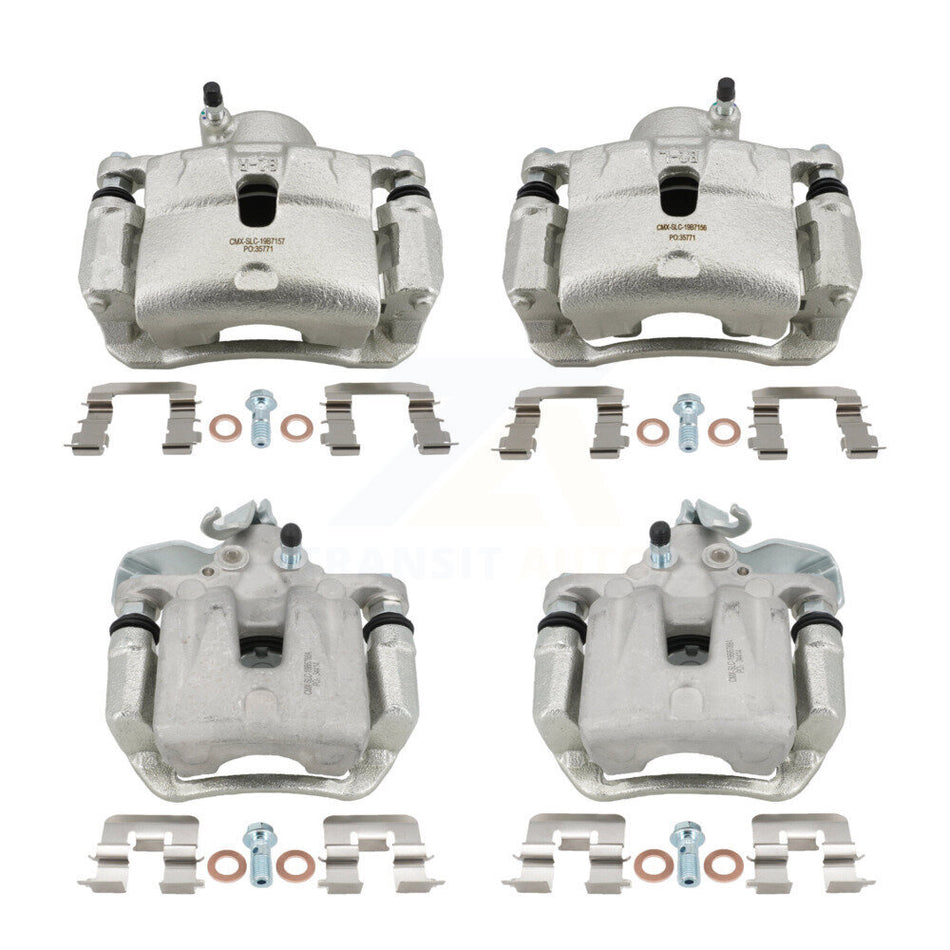 Front Rear Disc Brake Caliper Left Right Side (Driver Passenger) Kit For Kia Soul KBC-100892