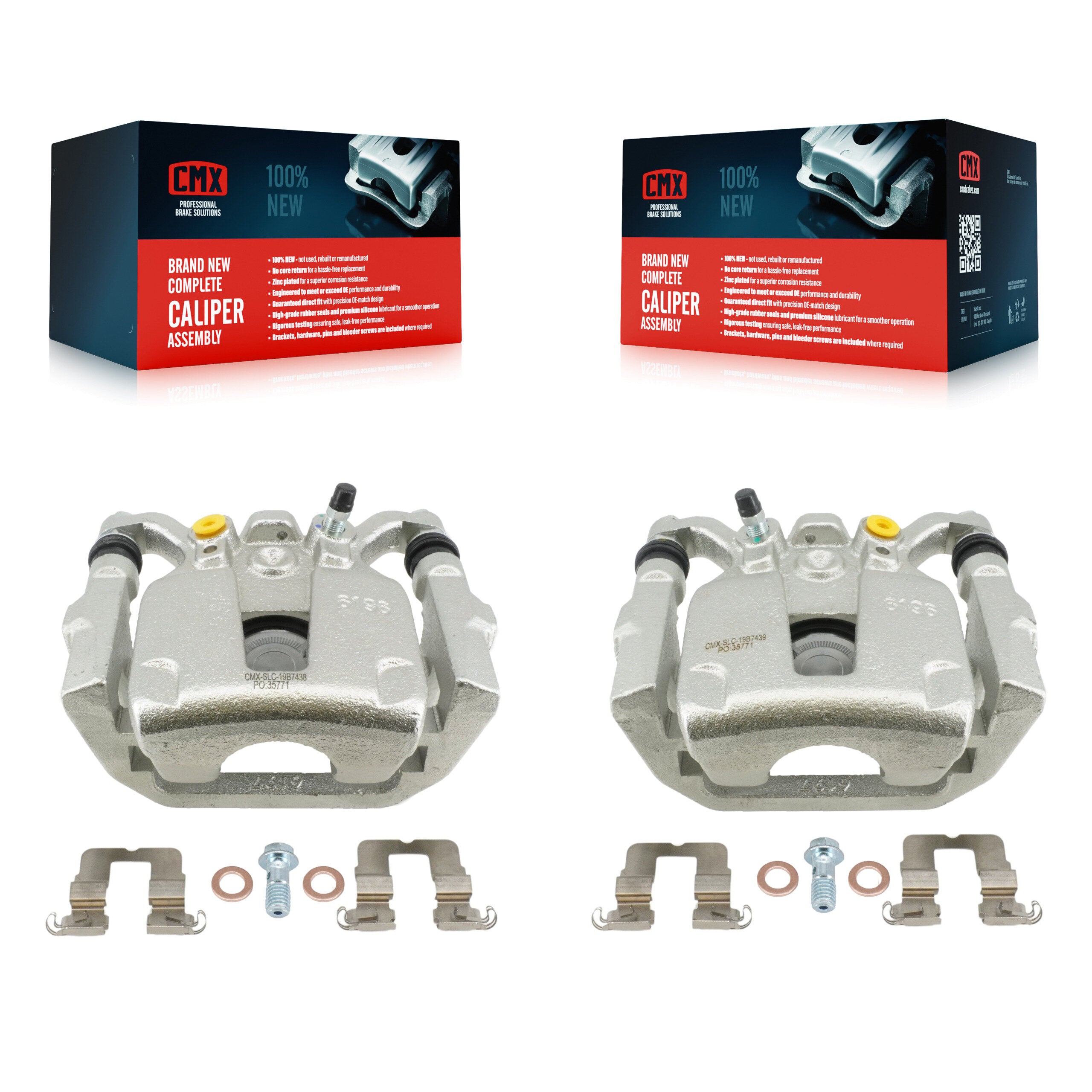 Rear Brake Caliper Left Right Side (Driver Passenger) Kit For Honda Odyssey Acura MDX KBC-100903