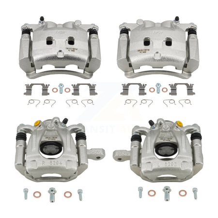 Front Rear Brake Caliper Kit For 2018-2019 Nissan Rogue FULL HYBRID EV-GAS (FHEV) engine KBC-100911