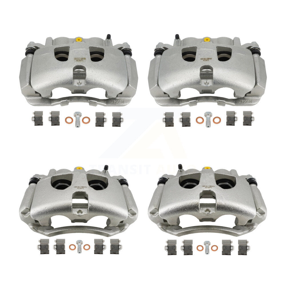 Front Rear Brake Caliper Left Right Driver Passenger Kit For Ford F-350 Super Duty F-450 KBC-100913
