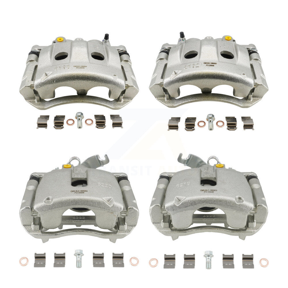 Front Rear Brake Caliper Left Right Side (Driver Passenger) Kit For 2019-2023 Ford Ranger KBC-100919