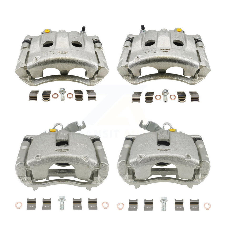 Front Rear Brake Caliper Left Right Side (Driver Passenger) Kit For 2019-2023 Ford Ranger KBC-100919