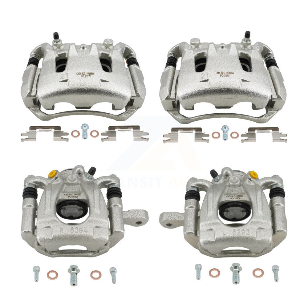 Front Rear Disc Brake Caliper Kit For 2018-2025 Nissan LEAF With Electric Parking KBC-100920
