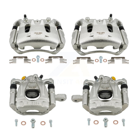 Front Rear Disc Brake Caliper Kit For 2018-2025 Nissan LEAF With Electric Parking KBC-100920