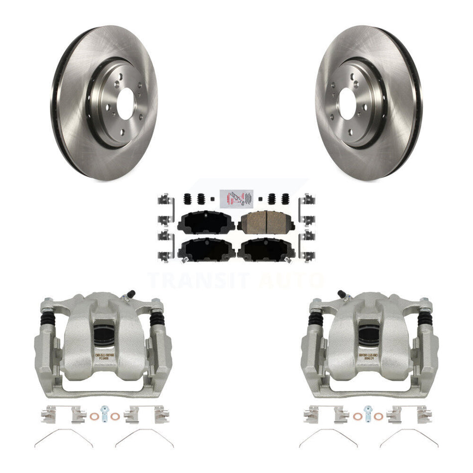 Front Disc Brake Caliper Rotors And Ceramic Pads Kit For Honda Accord KC8-100002N