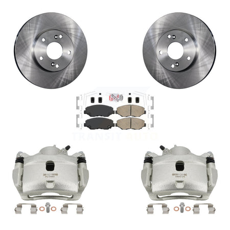 Front Disc Brake Caliper Rotors And Ceramic Pads Kit For Honda Accord Fit Acura ILX KC8-100003N