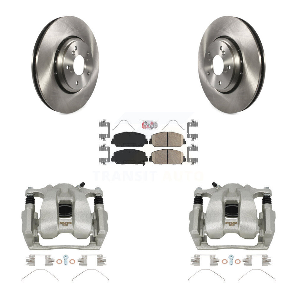 Front Disc Brake Caliper Rotors And Ceramic Pads Kit For Honda Accord KC8-100004N