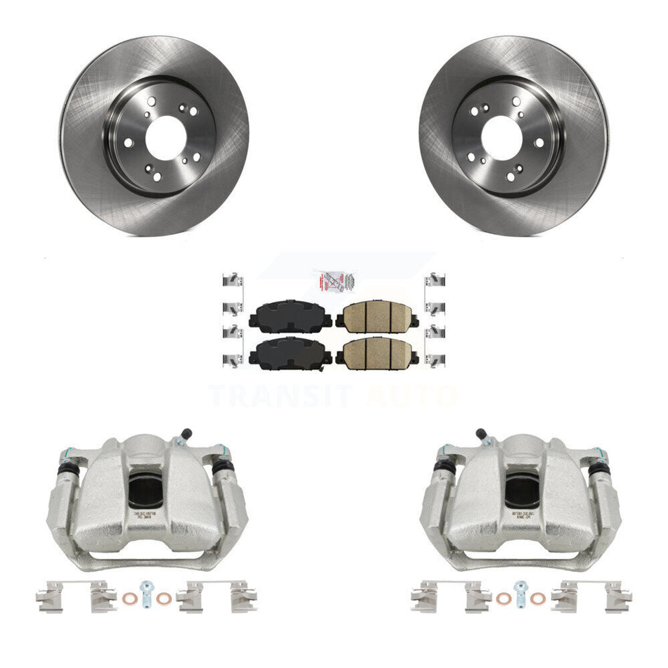 Front Disc Brake Caliper Rotors And Ceramic Pads Kit For Honda HR-V Accord KC8-100006N