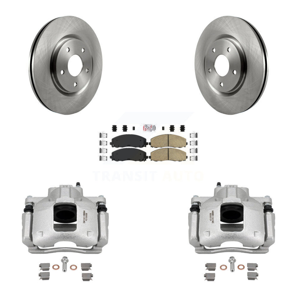 Front Disc Brake Caliper Rotors And Ceramic Pads Kit For Volkswagen Routan Ram C/V KC8-100009N