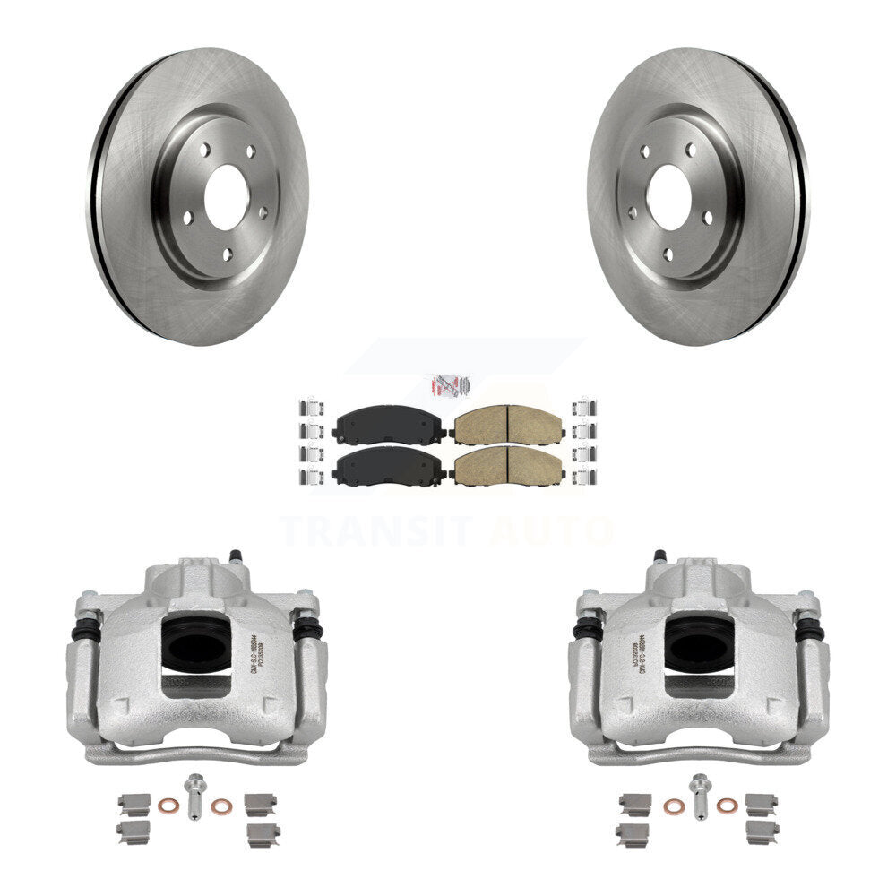 Front Disc Brake Caliper Rotors And Ceramic Pads Kit For Volkswagen Routan Ram C/V KC8-100010N
