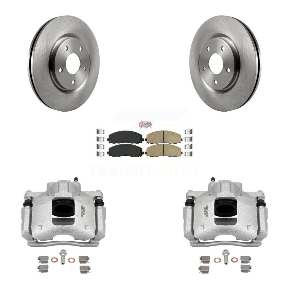 Front Disc Brake Caliper Rotors And Ceramic Pads Kit For Volkswagen Routan Ram C/V KC8-100010N