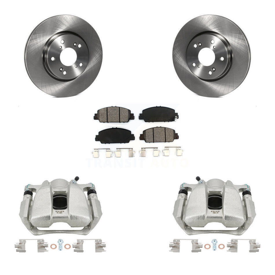 Front Disc Brake Caliper Rotors And Semi-Metallic Pads Kit For Honda HR-V Accord KC8-100013S
