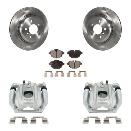Rear Brake Caliper Rotors & Ceramic Pad Kit For BMW 535i xDrive 528i ActiveHybrid 5 535d KC8-100026T